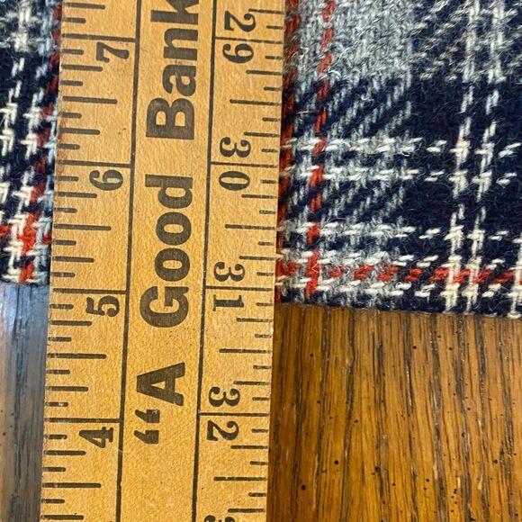 Vintage Academia Jack Lang PBM Mens Blazer 100% Wool Plaid Check Sport Coat 42L - Picture 6 of 9